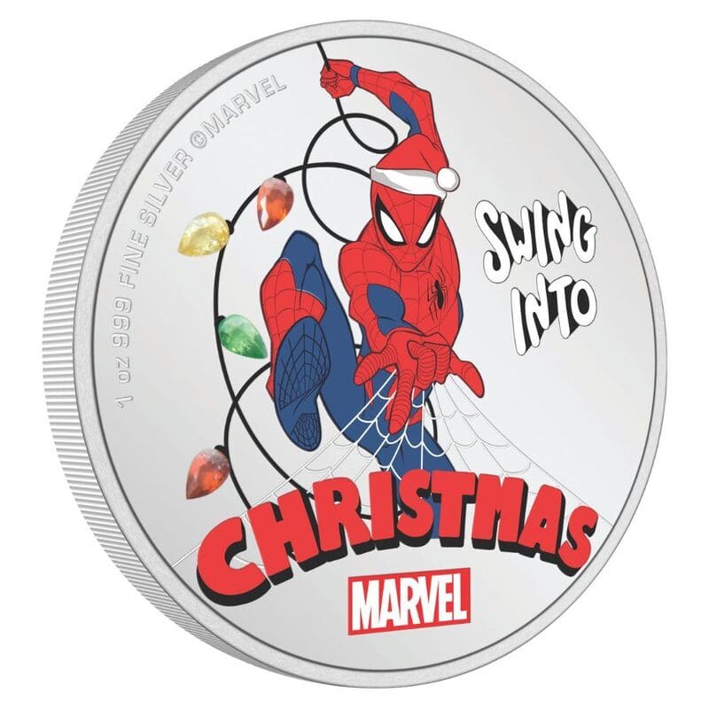 2024 Marvel Season's Greetings - 'Tis the Season to be Amazing 1 oz Silver Coin
