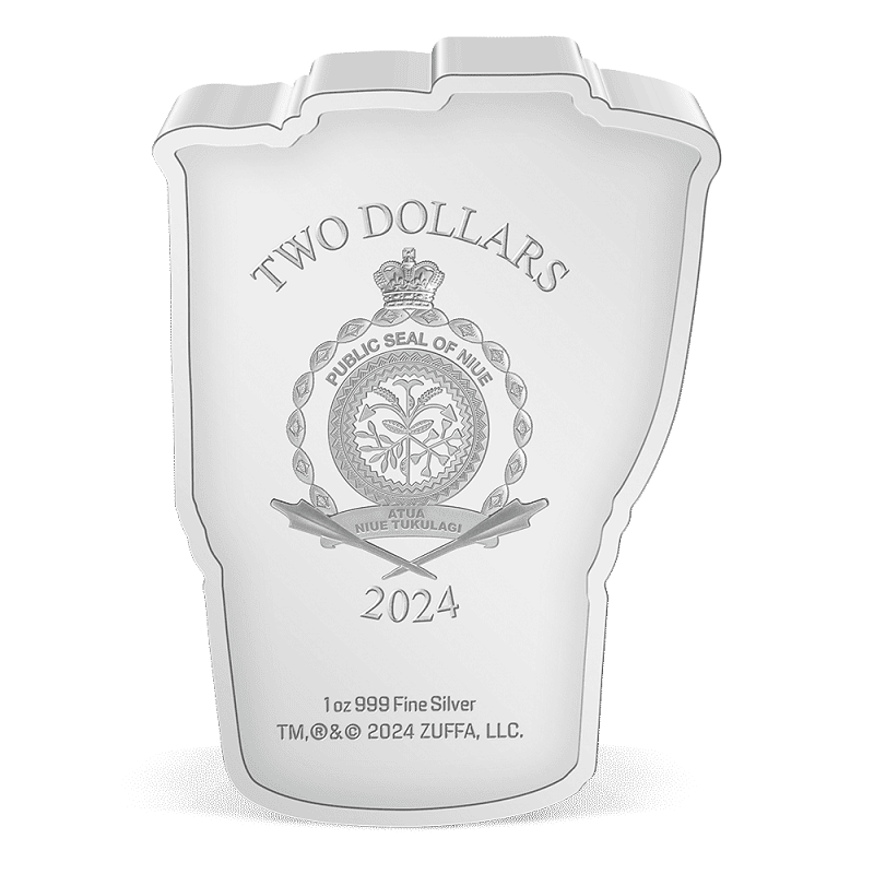 2024 UFC Glove 1 oz Fine Silver Shaped Coin - The New Zealand Mint