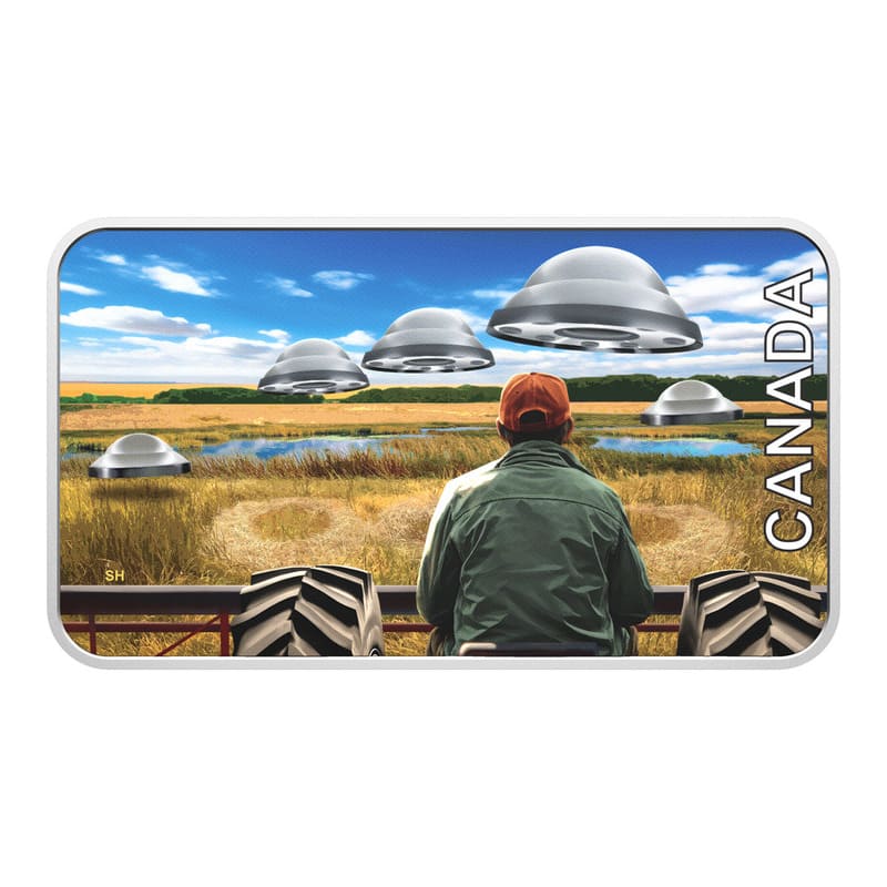 2024 Canada’s Unexplained Phenomena: The Langenburg Event 1 oz Pure Silver Coin
