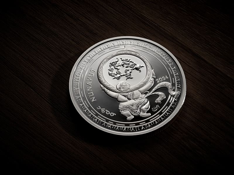 2024 Nunavut 1 oz Fine Silver Coin