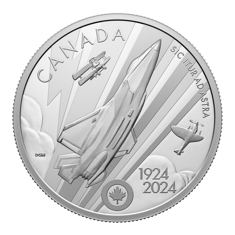 2024 The Royal Canadian Air Force Centennial 1 oz Fine Silver Coin