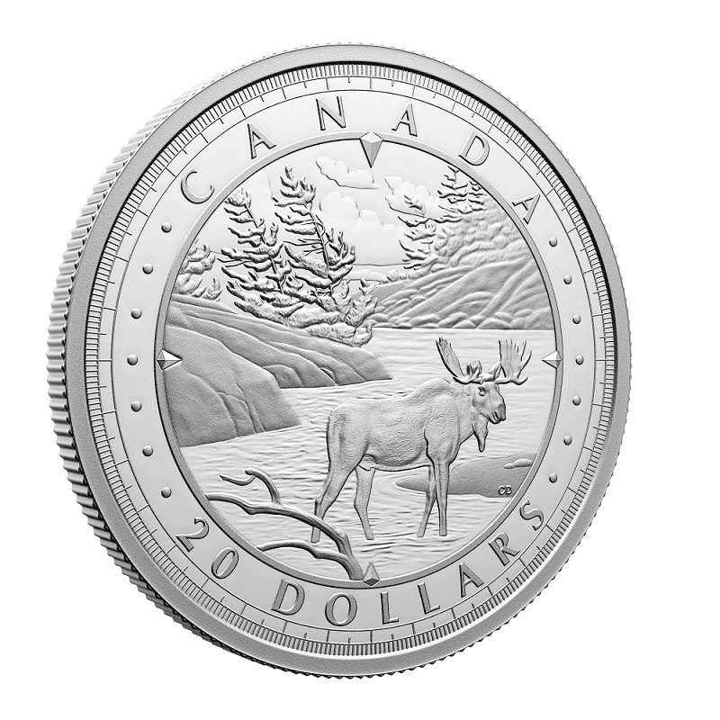 2024 This is Canada: Wondrous Waters – Great Lakes 1 oz Fine Silver Coin- Royal Canadian Mint