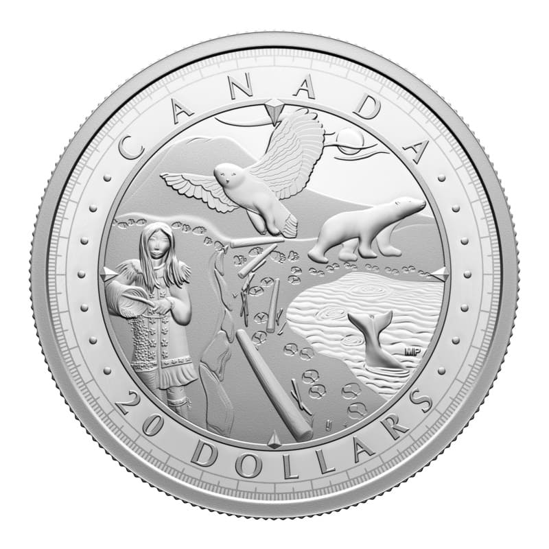 2024 This is Canada: Wondrous Waters - Arctic Coast 1 oz Fine Silver Coin