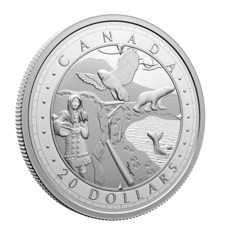 2024 This is Canada: Wondrous Waters - Arctic Coast 1 oz Fine Silver Coin