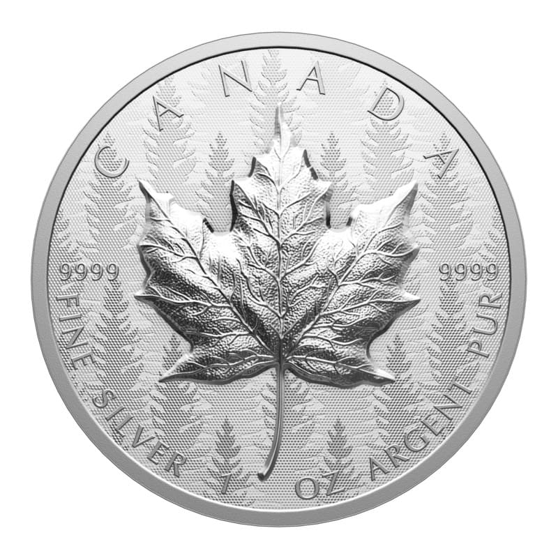 2024  Ultra-High Relief Pine Tree SML 1 oz Fine Silver Coin
