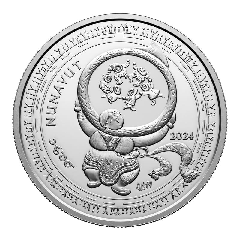 2024 Nunavut 1 oz Fine Silver Coin