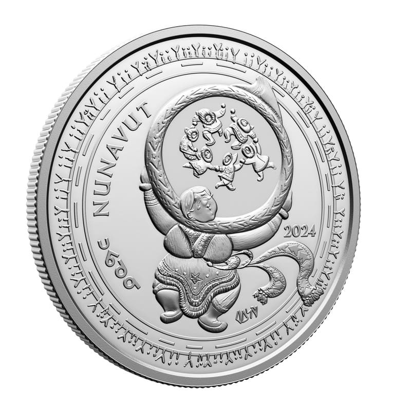2024 Nunavut 1 oz Fine Silver Coin
