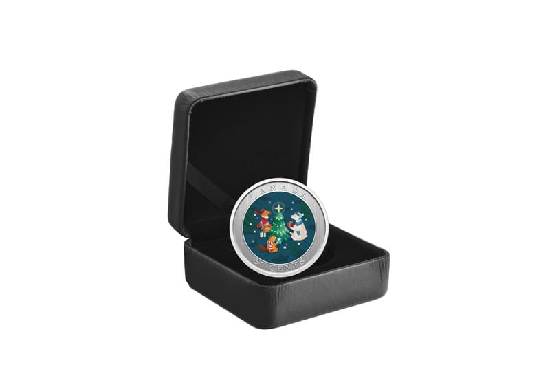 2024 Trimming the Holiday Tree 1/2 oz Lenticular Nickel-plated Steel Coin