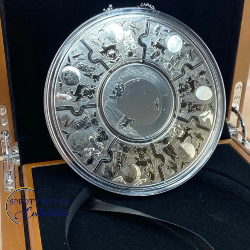 2025 Fine Silver Puzzle Coin Set Moon Phases Royal Canadian Mint Silver Coin Set Canada Coin Rare Gold Coin