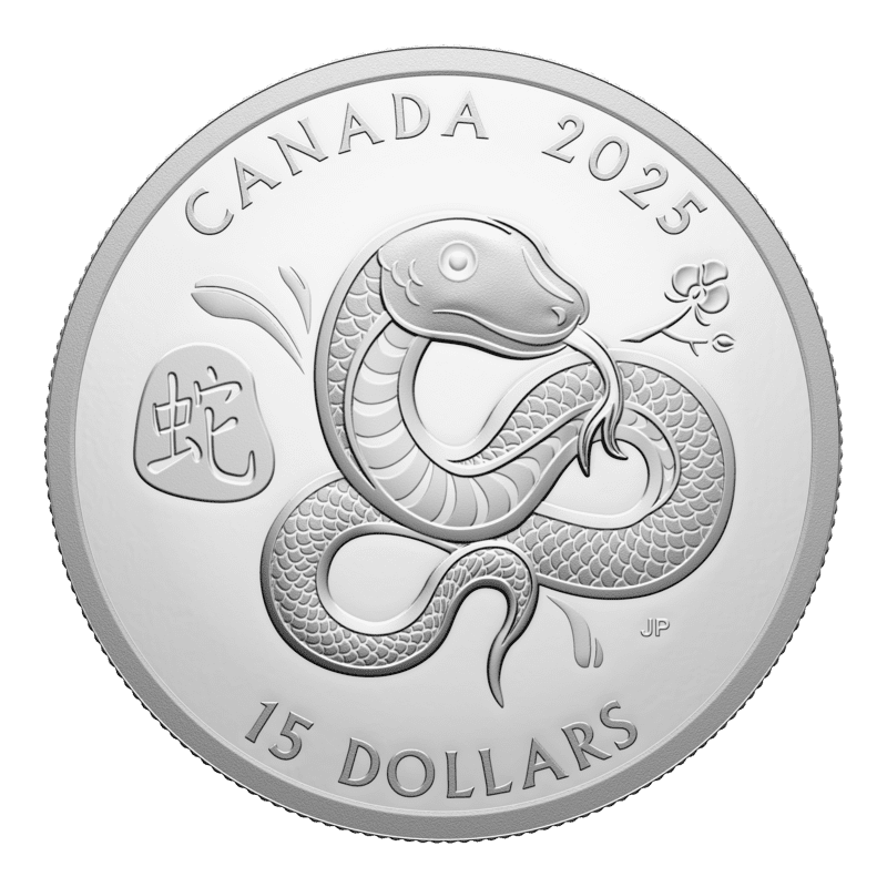 2025 Lunar Year of the Snake 1 oz Fine Silver Coin