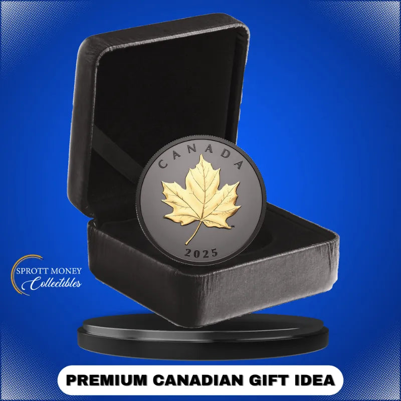 2025 Pure Silver Coin Gilded Elegant Maple - Royal Canadian Mint