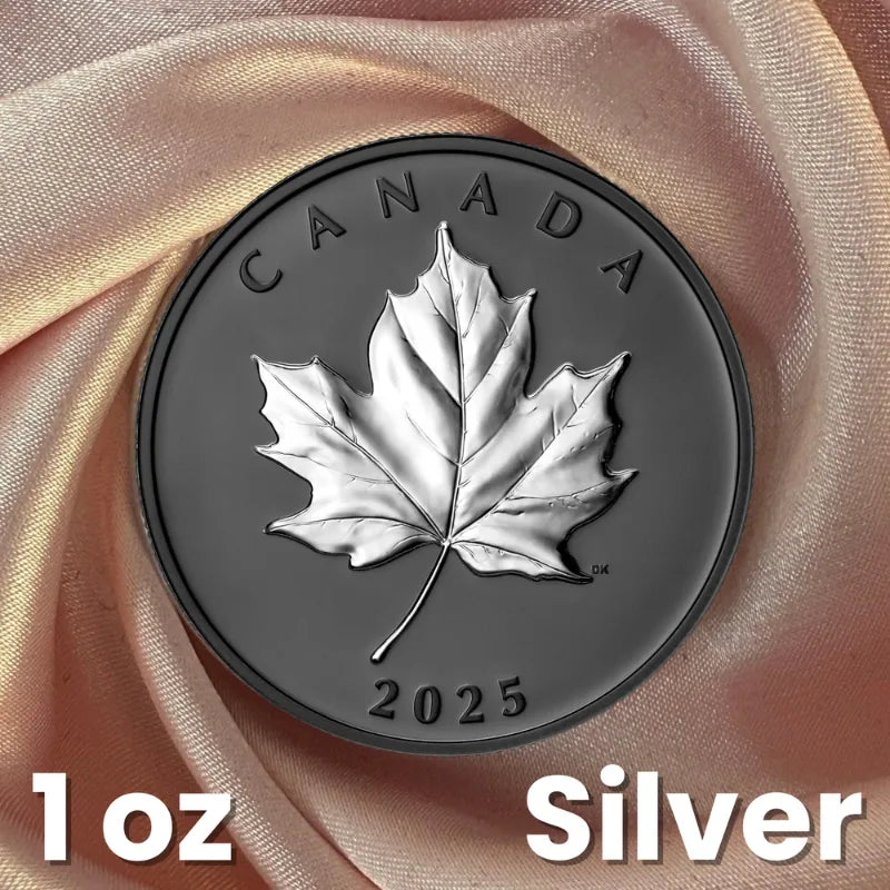 Canadian Mint Silver Coins 5 oz Maple Leafs Gifts