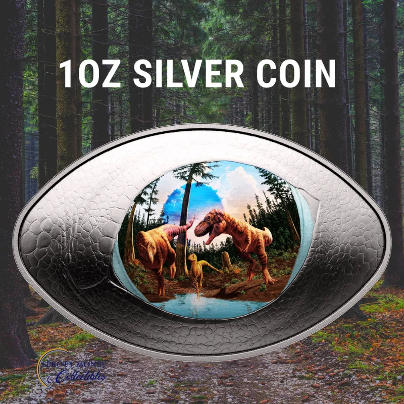 2025 Fine 1oz Silver Coin Dinosaur Eye Royal Canadian Mint