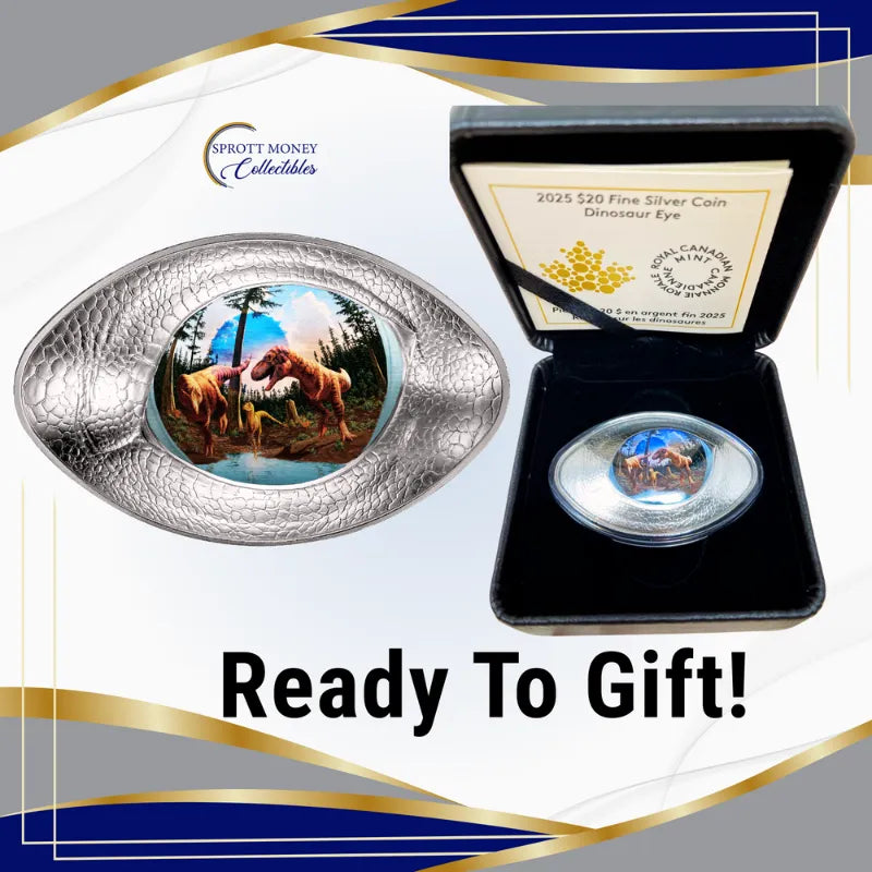 2025 Fine 1oz Silver Coin Dinosaur Eye Royal Canadian Mint