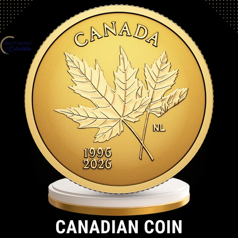 2026 0.5 g Pure Gold Coin 30th Anniversary of Canada's Arboreal Emblem Royal Canadian Mint