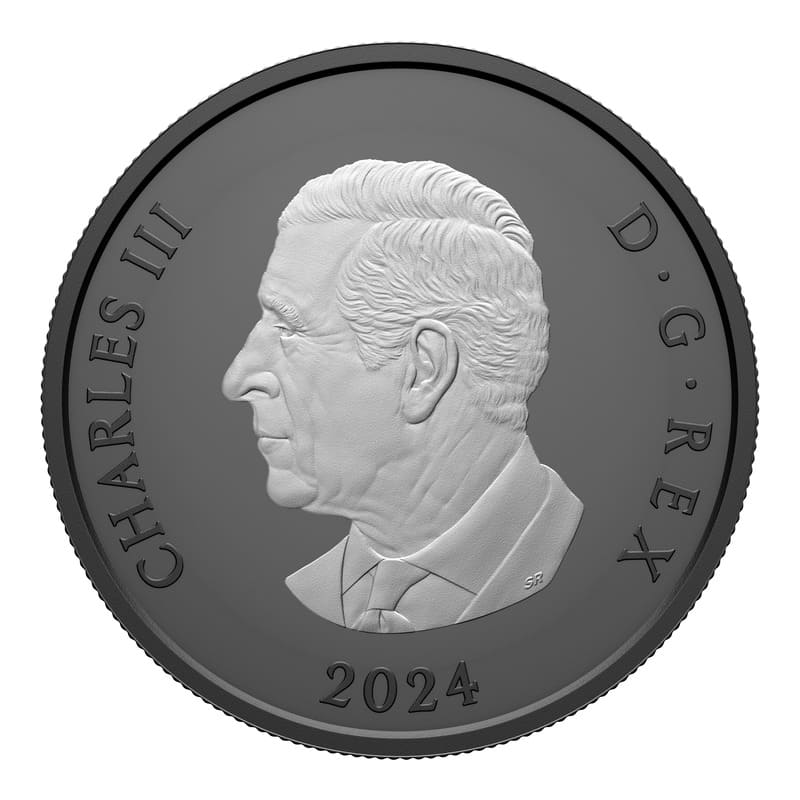 2024 Discovering Dinosaurs Royal Horned Face 1 oz Fine Silver Coin