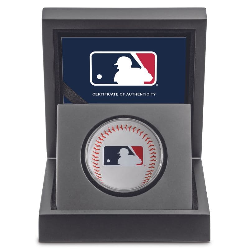 2024 Major Baseball League MLB Logo 1 Troy Oz Pure Silver Coin