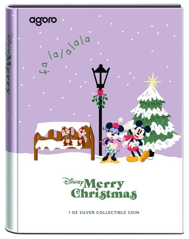 2024 Disney Season's Greetings - Merry Christmas 1 oz Silver Coin - New Zealand Mint