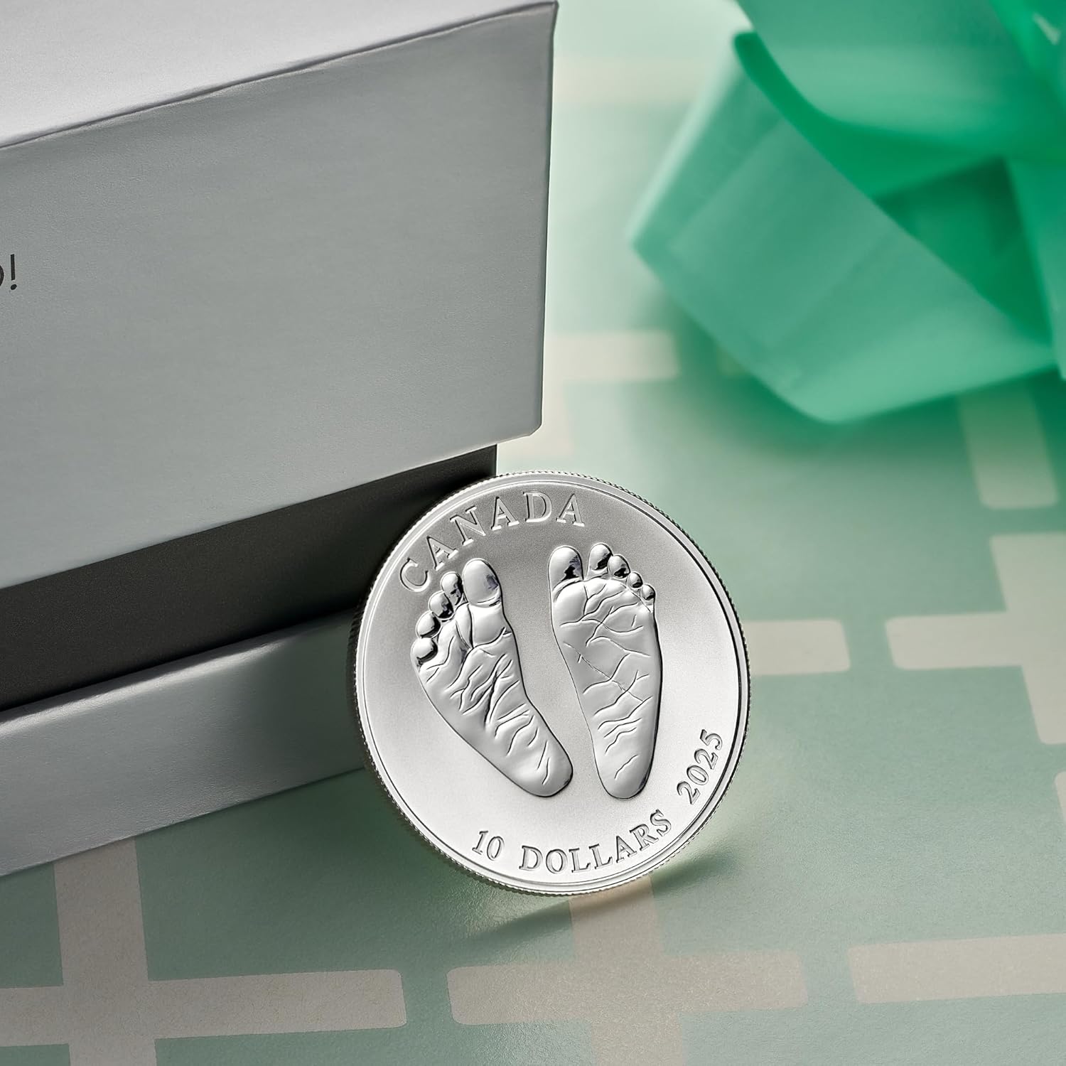 2025 Baby Feet Welcome to The World 1/2 oz Pure Silver Coin - Royal Canadian Mint