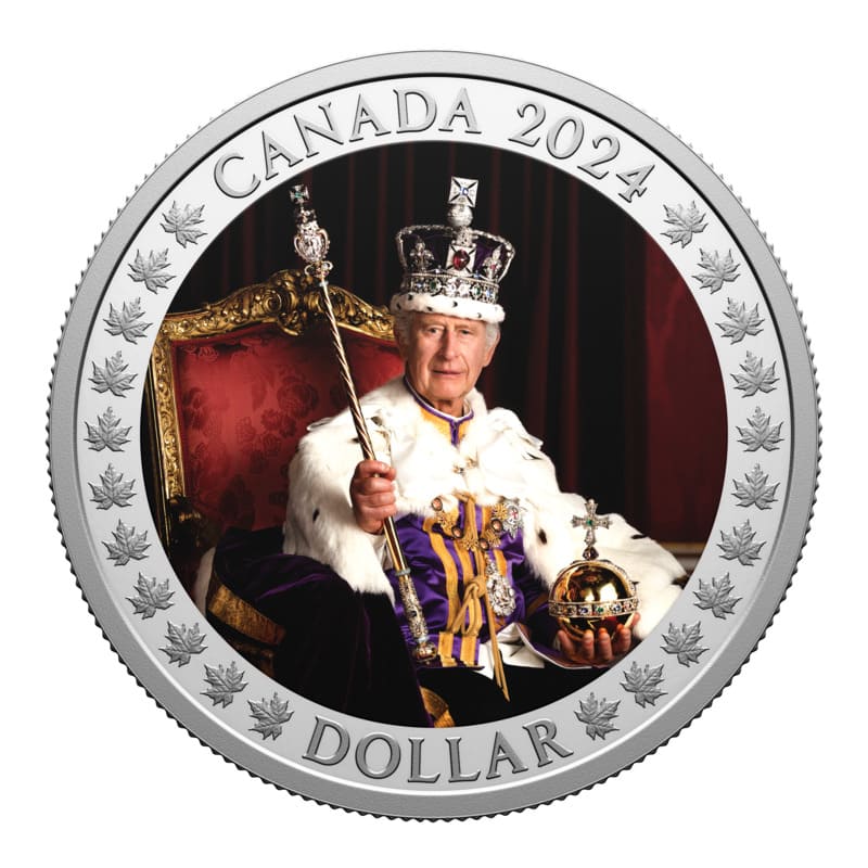 2024 Anniversary Of His Majesty King Charles III Coronation Special Ed Proof Dollar