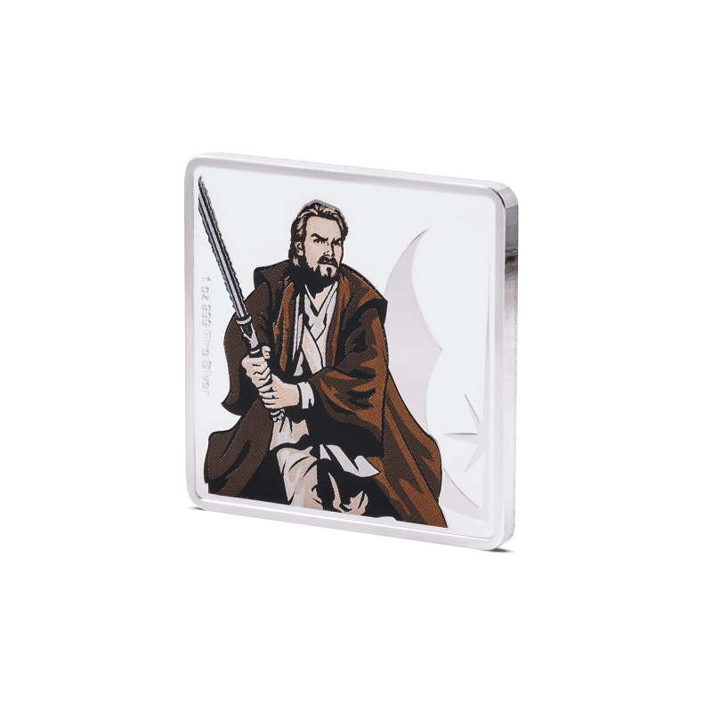 2024 Star Wars – Allies Series – Obi-Wan Kenobi and Yoda 1 oz Fine Silver Coin - New Zealand Mint