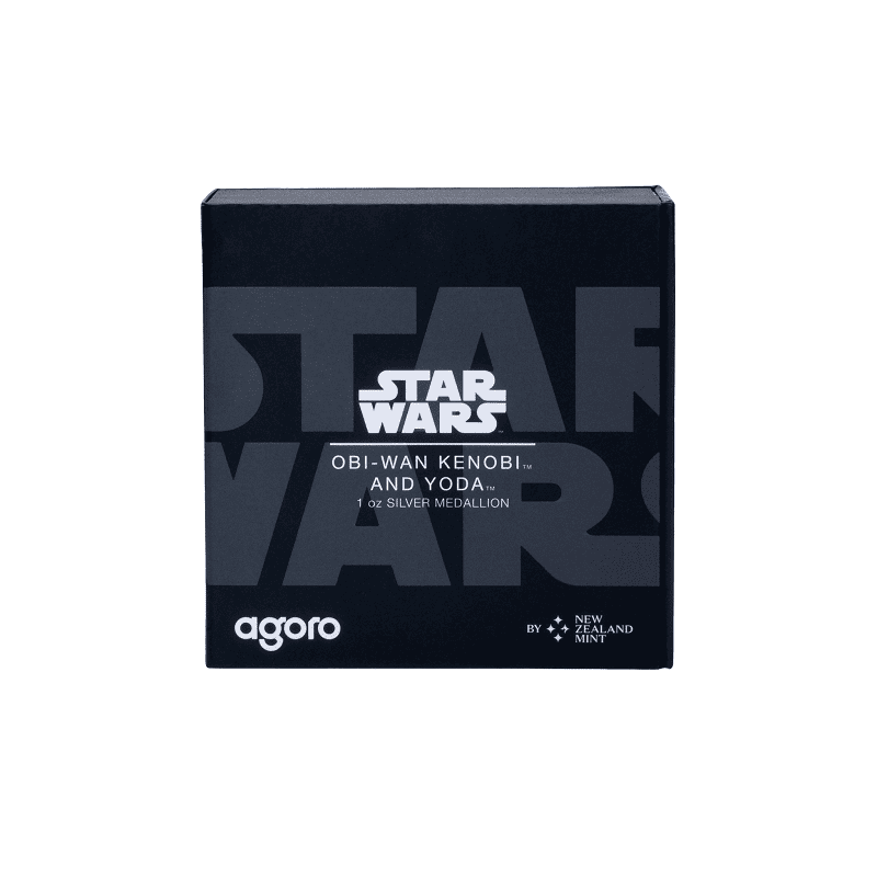2024 Star Wars – Allies Series – Obi-Wan Kenobi and Yoda 1 oz Fine Silver Coin - New Zealand Mint