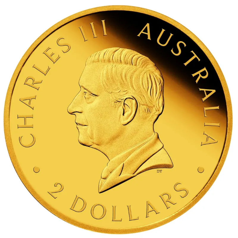 2025 Mini Roo 0.5g Gold Proof Coin in Card, Ready to Gift - The Perth Mint