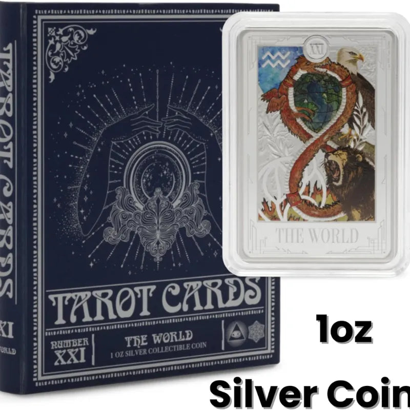 New Zealand Mint Tarot Cards Coin Major Arcana Collectible Coin Tarot Deck Gift Ideas Unique Gifts Blessing Coin
