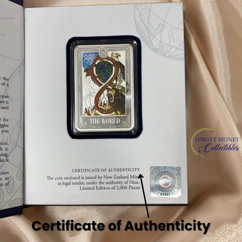 New Zealand Mint Tarot Cards Coin Major Arcana Collectible Coin Tarot Deck Gift Ideas Unique Gifts Blessing Coin