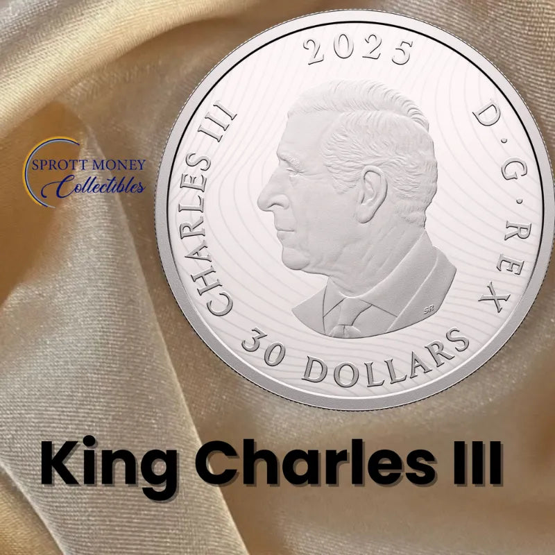 Canadian Coin Silver 1oz Coin Royal Canadian Mint RCM Made in Canada King Charles III Gold Coin