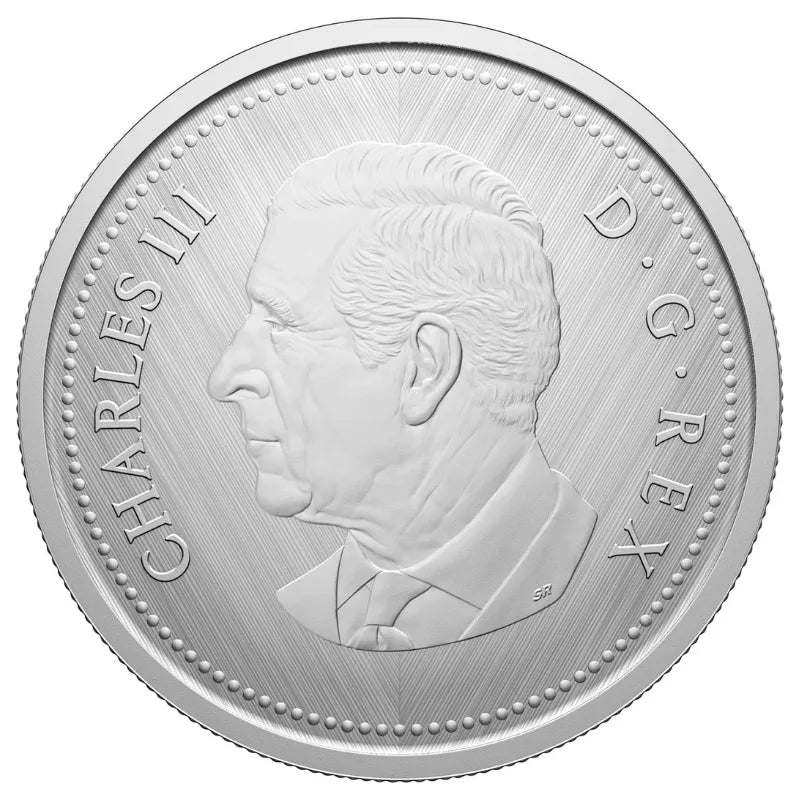 2025 Tribute: W Mint Mark Bluenose 1 oz Pure Silver Coin - Royal Canadian Mint Canadian Coin made in Canada