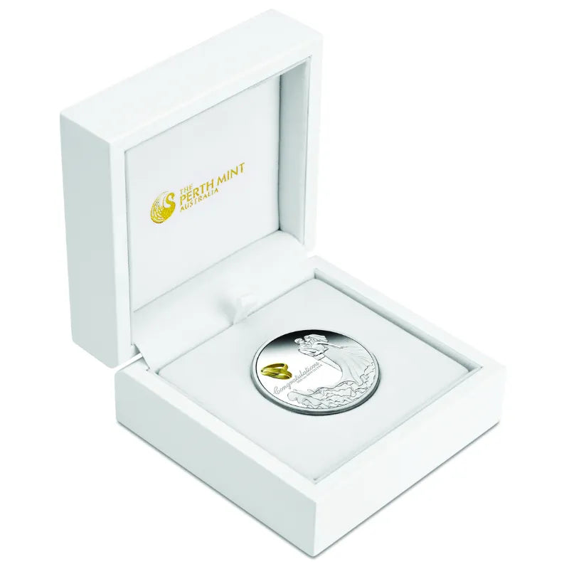 2025 Wedding 1 oz Silver Proof Coin - The Perth Mint