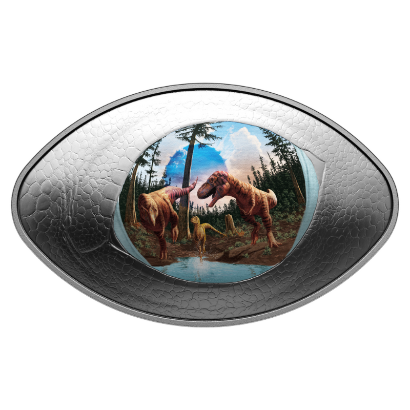 2025 Fine 1oz Silver Coin Dinosaur Eye Royal Canadian Mint