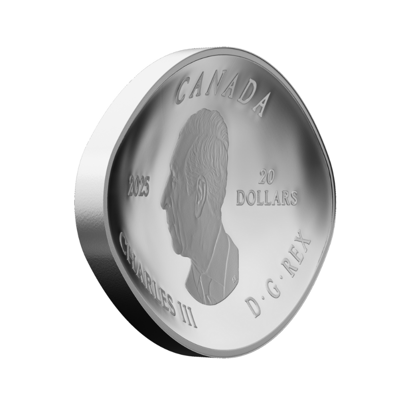 2025 Fine 1oz Silver Coin Dinosaur Eye Royal Canadian Mint