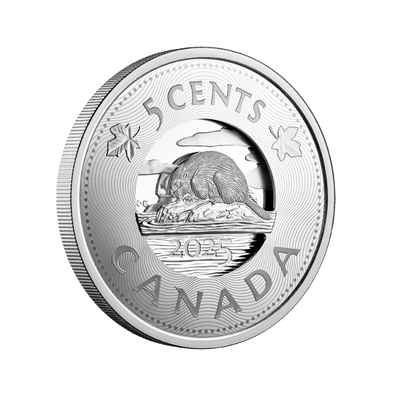 2025 Multilayered Beaver 3.5oz Fine Silver Coin - Royal Canadian Mint