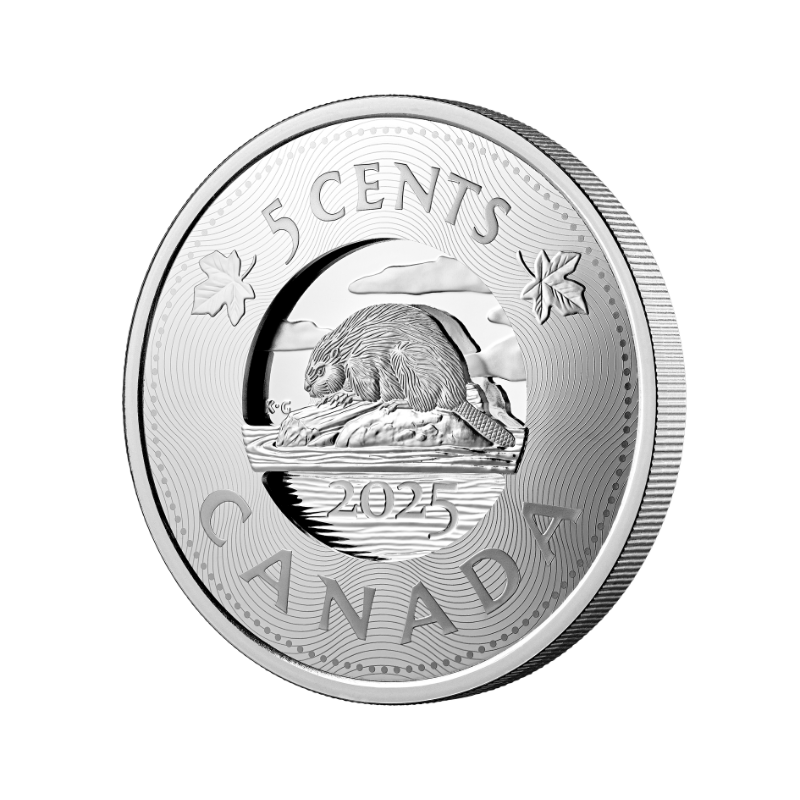 2025 Multilayered Beaver 3.5oz Fine Silver Coin - Royal Canadian Mint