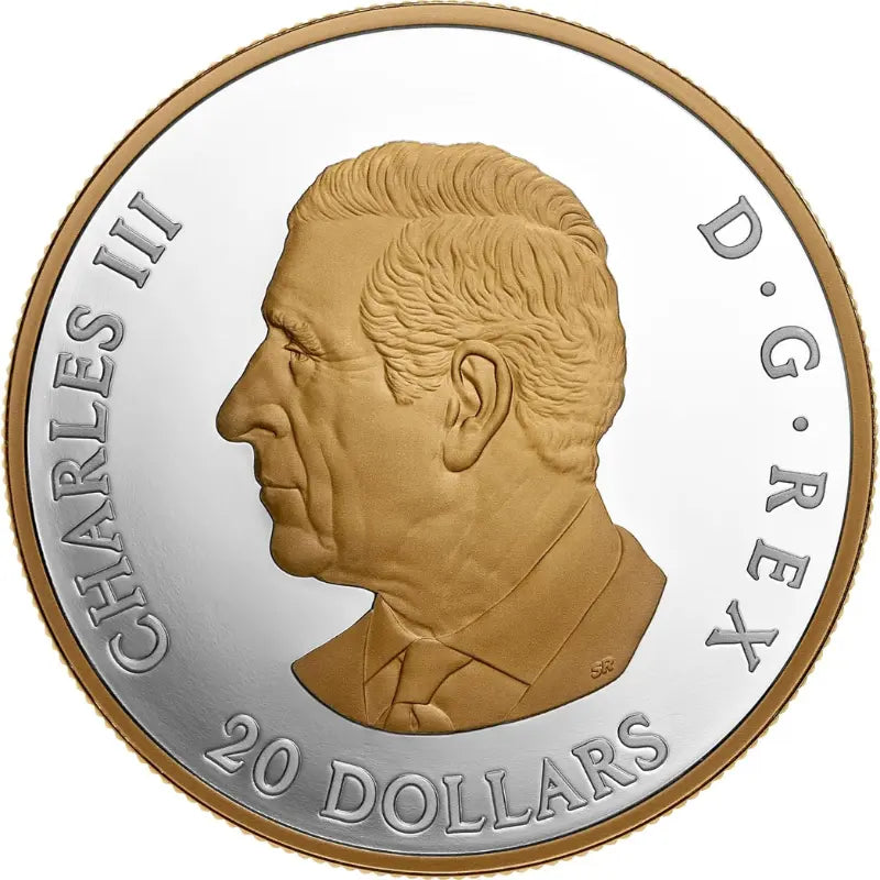 2025 Animal Portraits: Polar Bear 1oz $20 Fine Silver Coin- Royal Canadian Mint