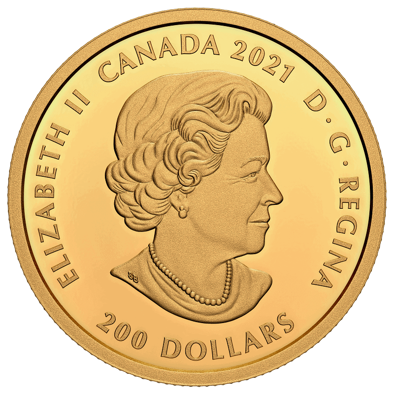 125th Anniversary of The Klondike Gold Rush 1 oz Pure Gold Coin - Sprott Money Collectibles