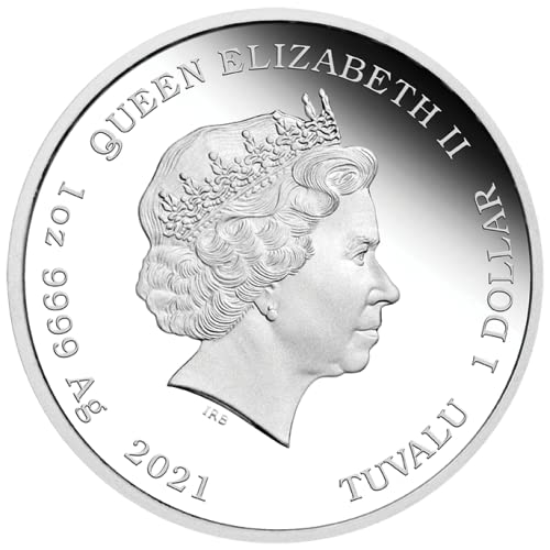 2021 James Bond Diamonds are Forever 50th Anniversary 1 oz Silver Proof Coloured Coin - Sprott Money Collectibles