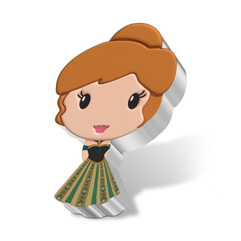 2022 Disney Frozen Anna 1 oz Pure Silver Chibi Coin - Sprott Money Collectibles