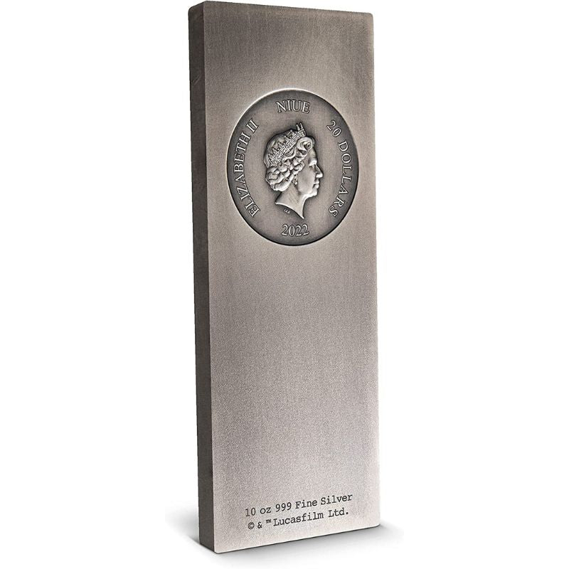 2022 Star Wars Han Solo Frozen in Carbonite 10 oz Silver Coin - Sprott Money Collectibles