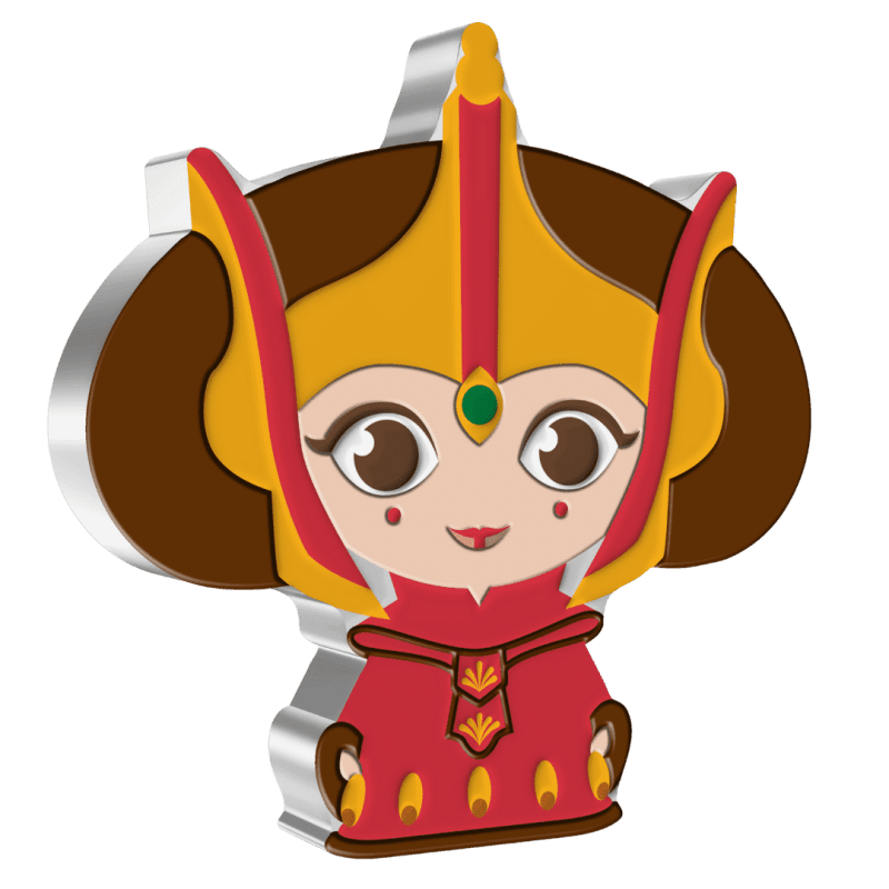 2022 Star Wars Padme Amidala 1 oz Pure Silver Chibi Coin - Sprott Money Collectibles