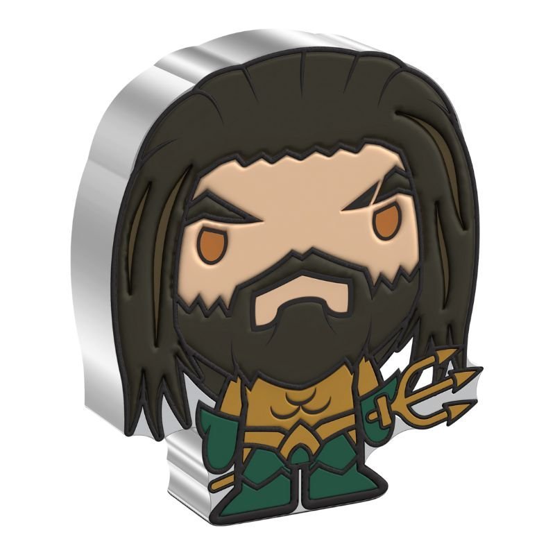 2023 Aquaman 1 oz Pure Silver Chibi Coin - Sprott Money Collectibles