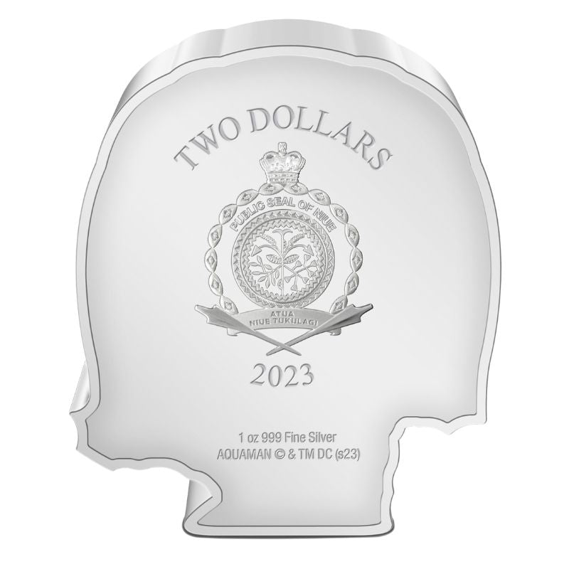 2023 Aquaman 1 oz Pure Silver Chibi Coin - Sprott Money Collectibles