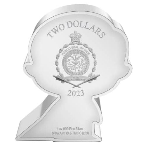 2023 Fury of The Gods Shazam 1 oz Pure Silver Chibi Coin - Sprott Money Collectibles