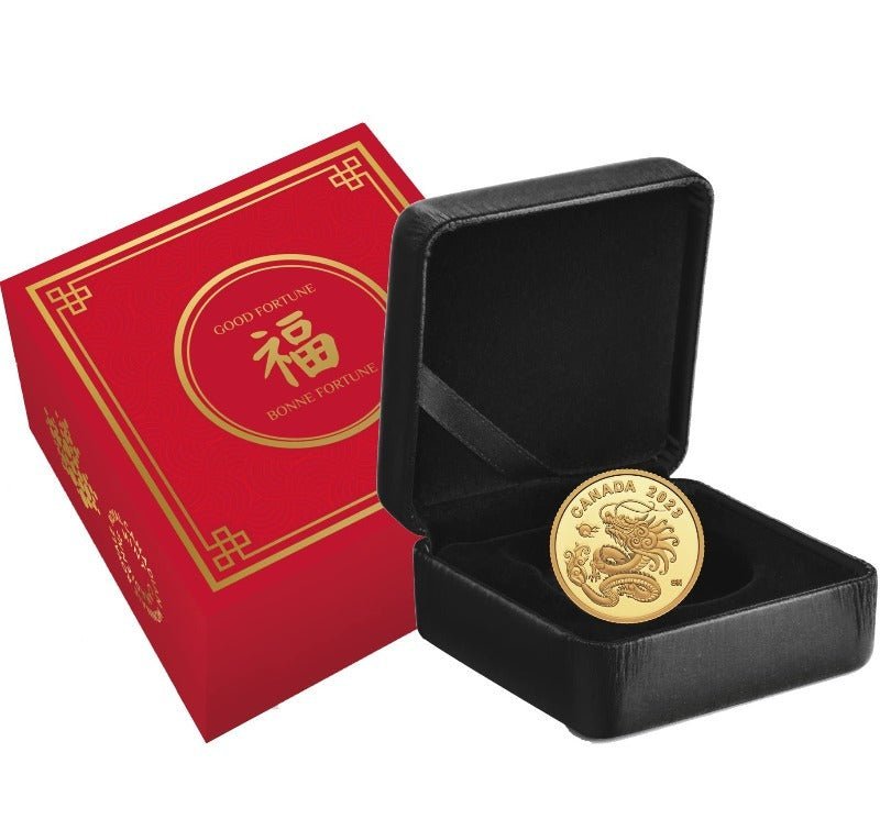 2023 Heavenly Dragon 1/20 oz Pure Gold Coin - Sprott Money Collectibles
