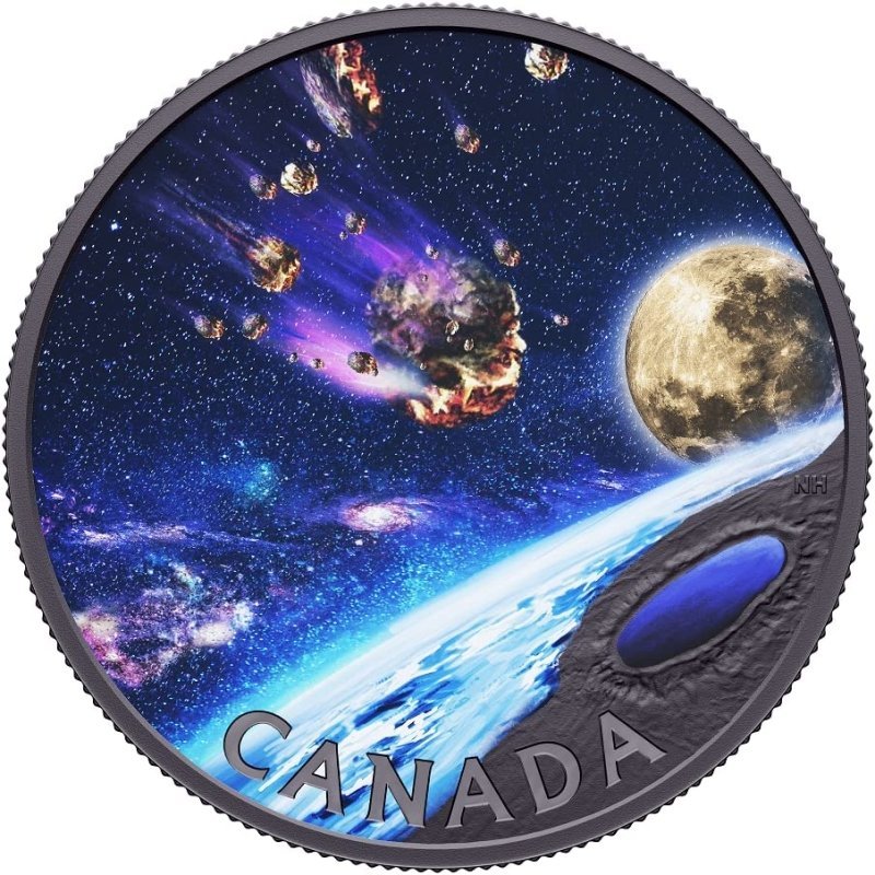 2023 Pingualuit Crater: Crystal Eye of Nunavik 5 oz Pure Silver Coin - Sprott Money Collectibles