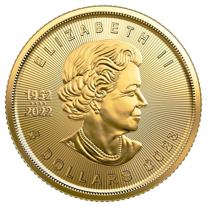 2023 Treasured Gold Maple Leaf 1/10 oz Gold Coin - Sprott Money Collectibles