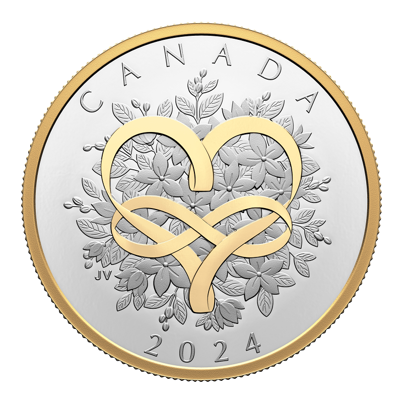 2024 Celebrate Love 1 oz Fine Silver Coin - Sprott Money Collectibles