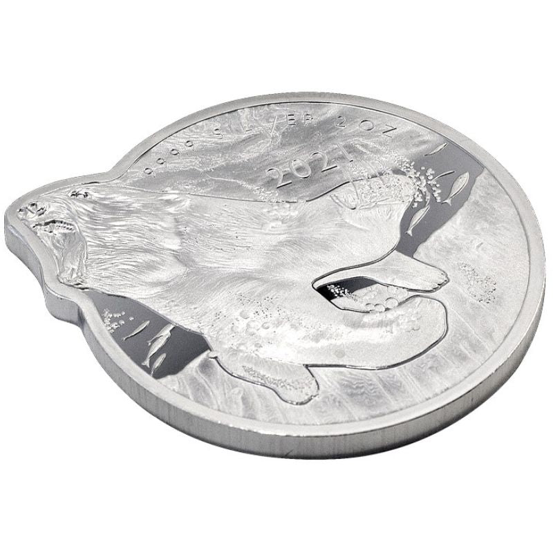 Ocean Predators Polar Bear Pure Silver Coin - Sprott Money Collectibles